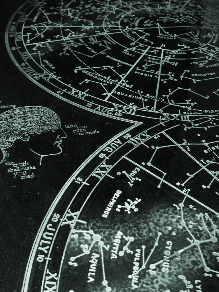 Detailed carved pattern from Cherrington-Taine House original art piece for feature window